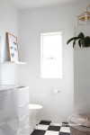 bathroom inspiration, bathroom ideas, black and white bathroom, white bathroom ideas, resene