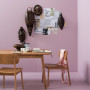 dining room, citta design, study, pink dining room, picasso inspired 