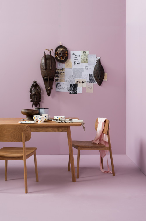 dining room, citta design, study, pink dining room, picasso inspired
