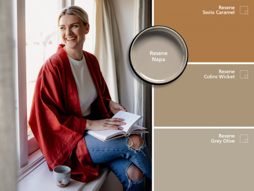 stylist, Resene The Range fashion fandeck 20, colour trends, gem adams, neutrals, brown