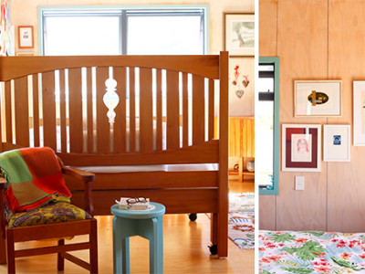 Sharon crafts a colourful haven for two Sharon crafts a colourful haven for two