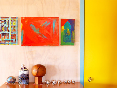 Sharon crafts a colourful haven for two