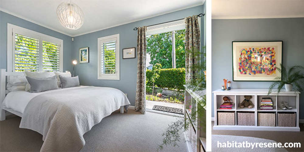 bedroom, grey bedroom, blue bedroom, blue and white bedroom, blue interior inspiration