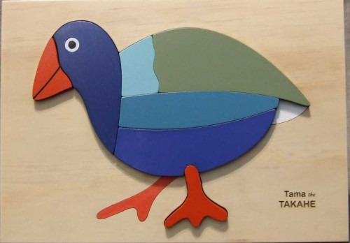 all a buzz, takahe puzzle, kids, children puzzle, resene puzzle, bird puzzle, gift ideas