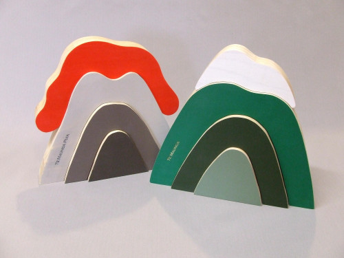 stacker mountains, painted mountains, painted volcano, all a buzz, gift ideas, resene crusoe