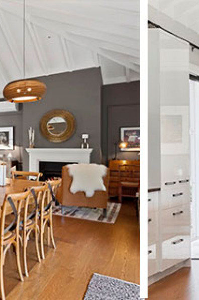 A classically-styled Matarangi bach makes the most of open-plan living A classically-styled Matarangi bach makes the most of open-plan living