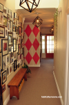 neutrals, cream, entrance, entranceway, hall, hallway, painted furniture