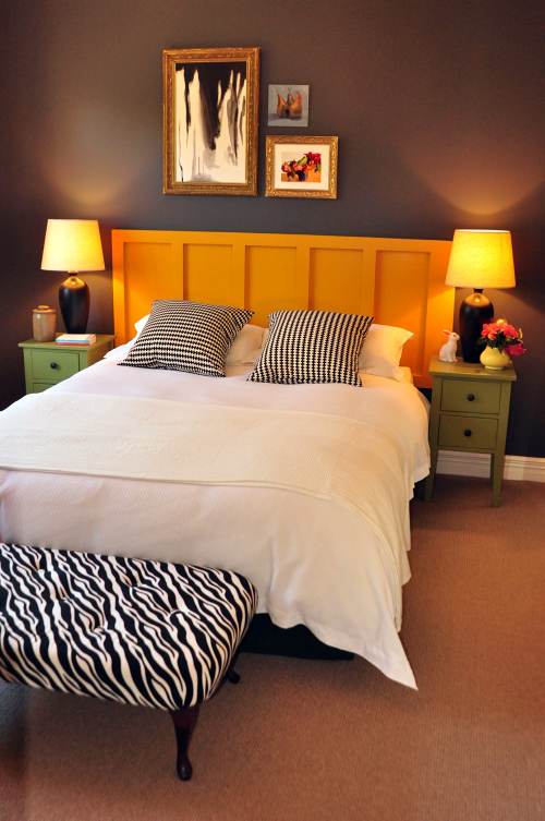 bedroom, master bedroom, grey, feature wall, paint ideas