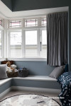 window seat ideas, window seat design, blue interior ideas, kids bedroom ideas, interior trends