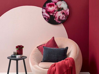 Rethinking pink and red walls