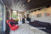 living room, lounge, ceiling inspiration, dark oak ceiling, timber ceiling, neutral colour scheme