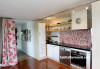 kitchen, white kitchen, mosaic tiles, kitchen splashback, feature splashback 