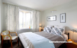 bedroom, neutral colours, pale green paint, green bedroom, interior