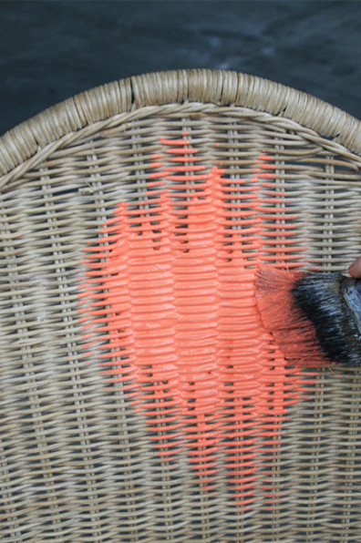 DIY project: wicker chair makeover DIY project: wicker chair makeover