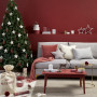 christmas interior ideas, christmas decor, christmas decoration ideas, red interior inspiration