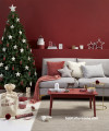 christmas interior ideas, christmas decor, christmas decoration ideas, red interior inspiration