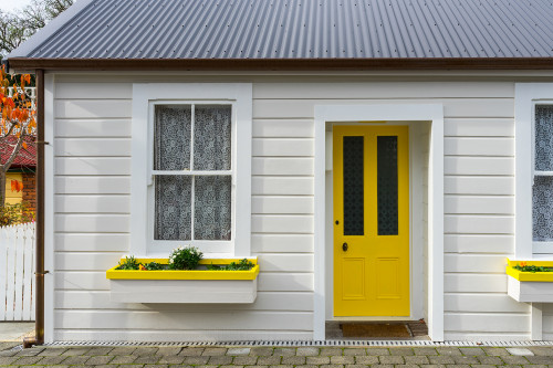 paint ideas, paint trends,yellow, front door