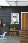 Daringly dark house exteriors