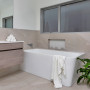 neutral bathroom, renovated bathroom, bathroom inspiration, interior design, interior inspiration