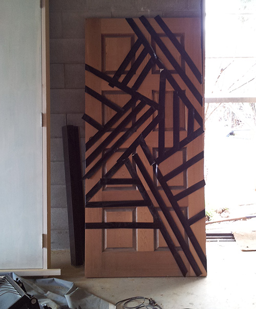 Michele makes a dazzling door Habitat by Resene