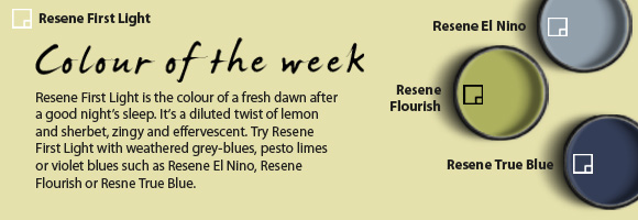 Colour of the week: Resene First Light | Habitat by Resene