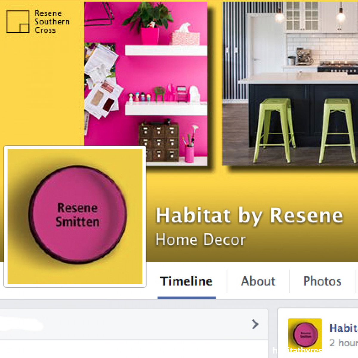 We re on facebook habitat by resene