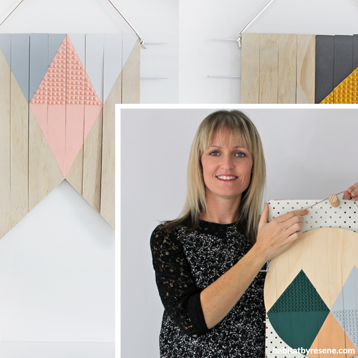 Kym's wall hangings with a difference Habitat by Resene