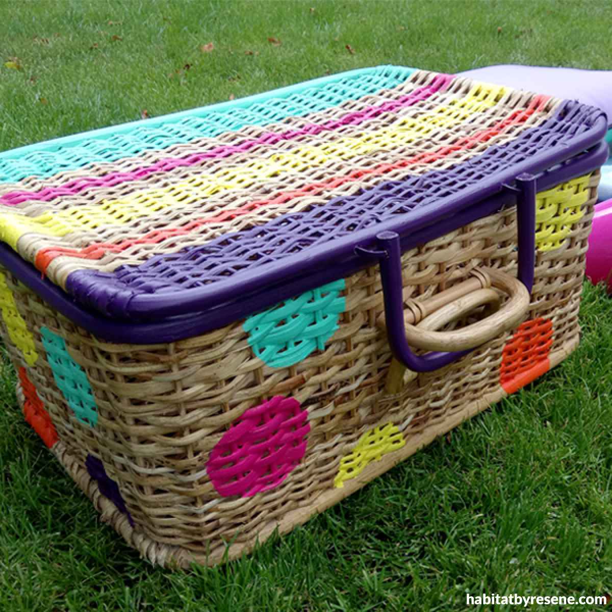 Decorate a summer picnic basket | Habitat by Resene
