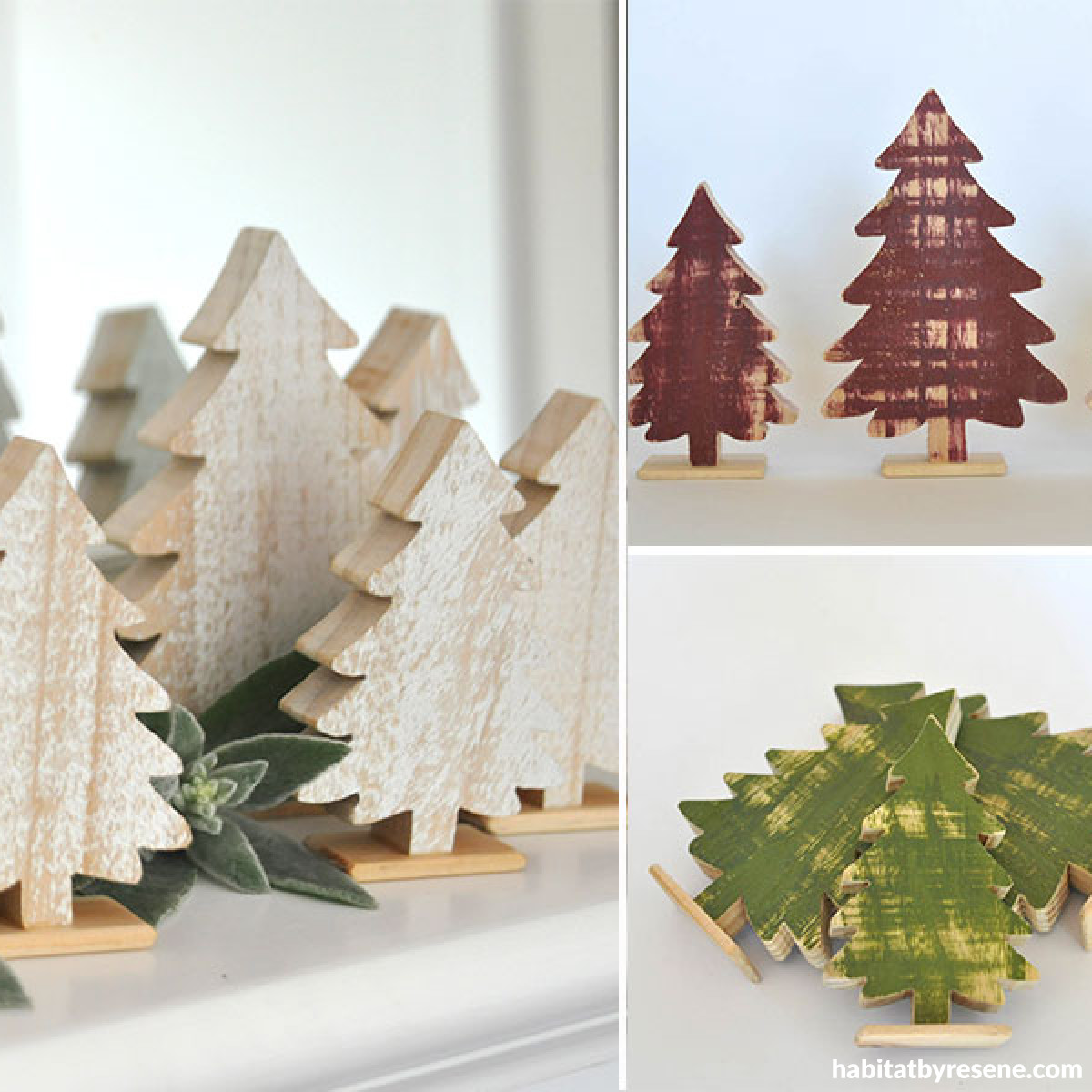 Cute Christmas trees | Habitat by Resene