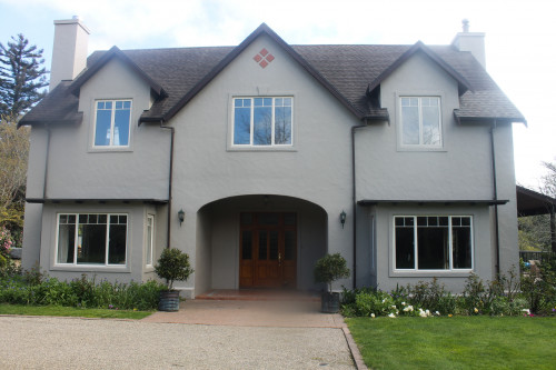 Exterior house paint, Resene Ironsand, House exteriors, Resene Half Arrowtown