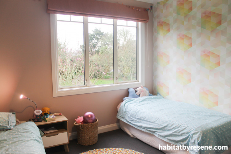 Pink Bedroom, Girls Bedroom, Resene Paint, Wallpaper