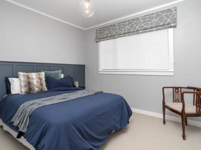 Greys and blues transform a Sandringham bungalow into a sophisticated family home