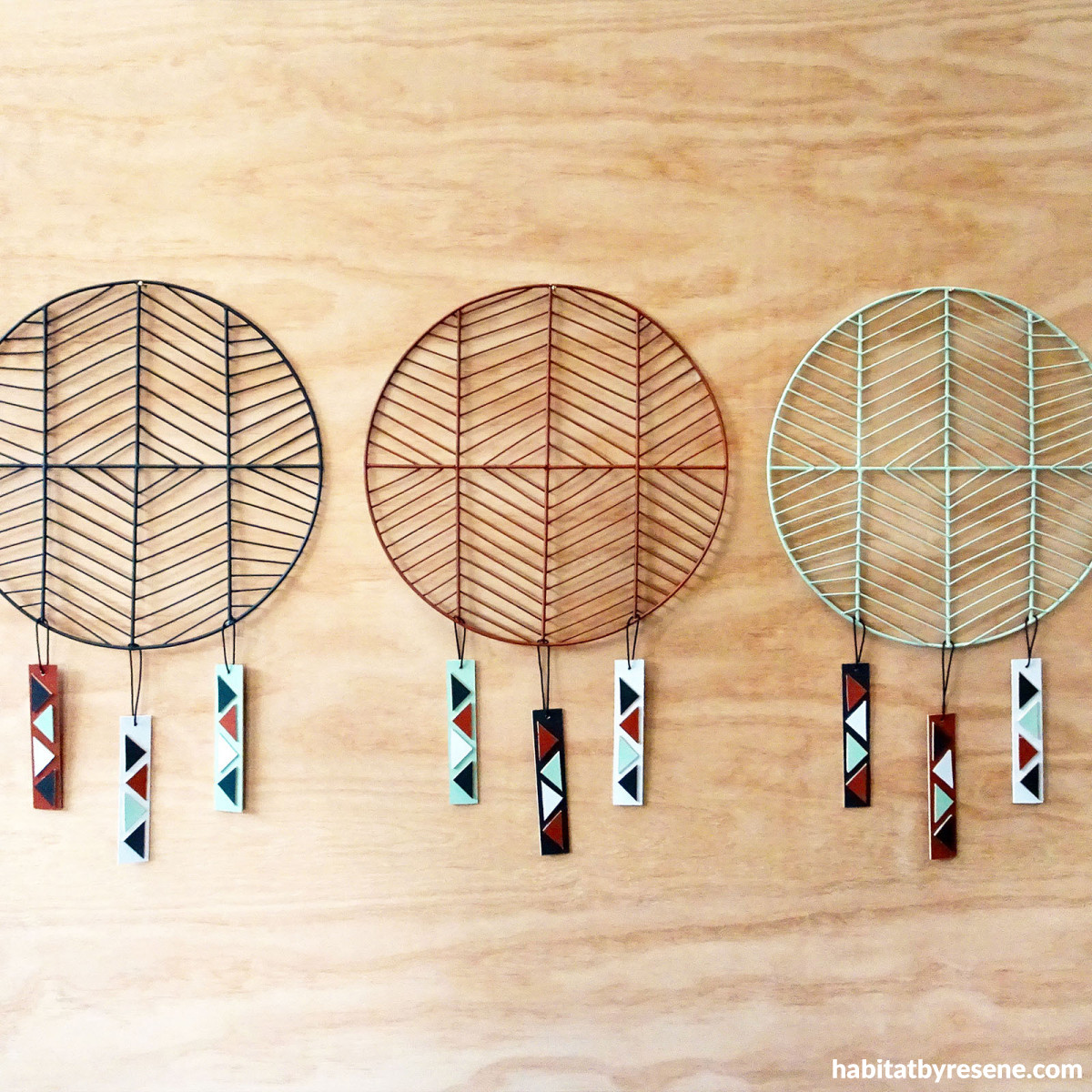 Create your own wall hangings Habitat by Resene