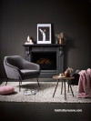 charcoal decor, decorating with charcoal, charcoal walls, darker paints, Resene 