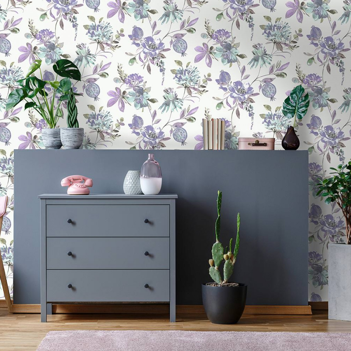 6 floral wallpaper designs that will almost convince you it’s spring ...