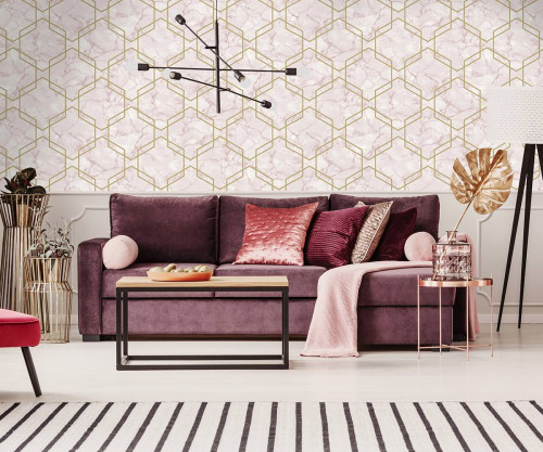 purple living room, jewel tones living room, living room inspiration, decorating with purple, Resene