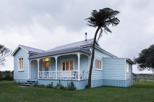 Resene Jetstream blue house
