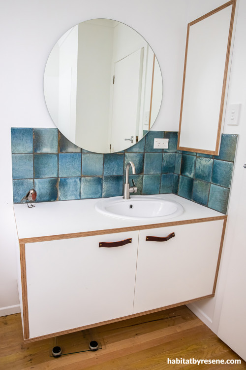 Blue Tiles, Bathroom Renovation, White Bathroom, Bathroom Update
