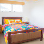 Colourful Bedroom, Bright Bedding, Retro Renovation, Retro Interiors