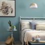 Blue Bedroom, Restful Colours, Resene, Calm Interiors, Blue Grey, 