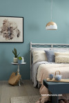 Blue Bedroom, Restful Colours, Resene, Calm Interiors, Blue Grey, 