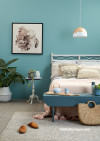 bedroom inspiration, blue bedroom, decorating with blue, cosy bedroom, Resene