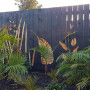 Resene Paint, Back Fence, Leaf Print, Stencil, Backyard