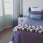 Calm bedroom, Resene Periglacial Blue, soft blue, House renovation, 70s renovation
