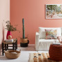 pink desert living room