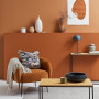 orange tonal room earthy