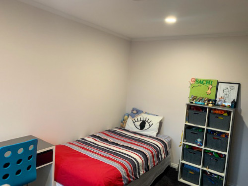Monochrome House, Kids Bedroom, Black White, Toy Storage, Striped Duvet