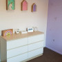 Girls Bedroom, Pink and Purple, Cubby boxes, Resene Paint, Kids bedroom