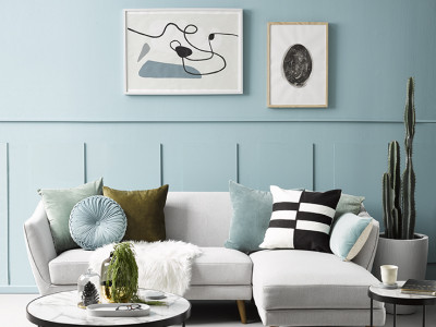 Try these on trend hues to paint your space with positivity