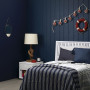 Nautical Bedroom, Navy Bedroom, Blue Red and White, Resene, Bedroom Decor
